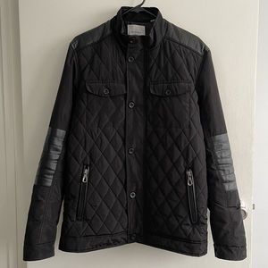 Men quilted jacket